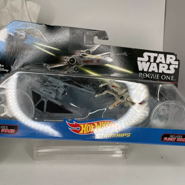 Hot Wheels Starships Star Wars Rogue One Tie Striker vs X-Wing Fighter 2-pack