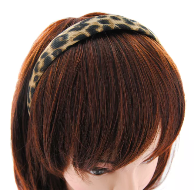 Haarreif Haarband Leopard Print Vintage Hairband Stirnband Haareifen HRK4