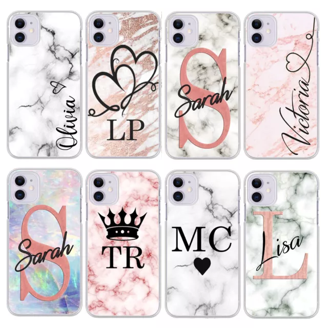 Case iPhone 14 13 12 11 8 7 6s Plus XR XS Max SE Pro Silicone Personalised Cover