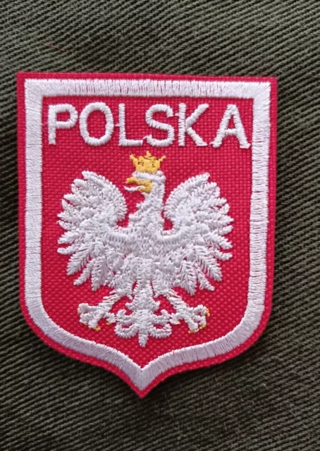 Polish Eagle Emblem patch 6,5 cm Tall very Good Quality