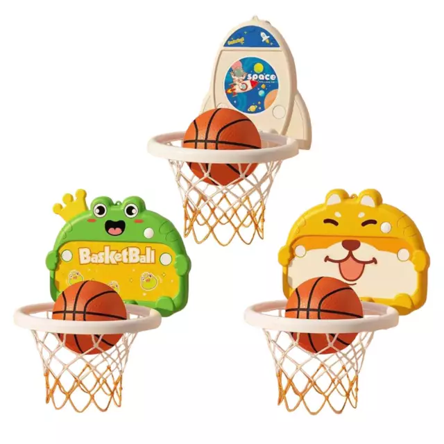 Mini Basketball Hoop Set Portable Interactive Wall Basketball Board Family Games