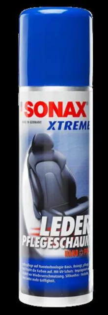 (53,48 EUR/L) SONAX Xtreme Lederpflegeschaum Nano Pro 250ml