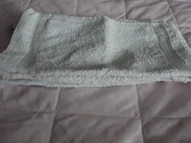 Waschlappen weiß 4 Stück Baumwolle Markenlos