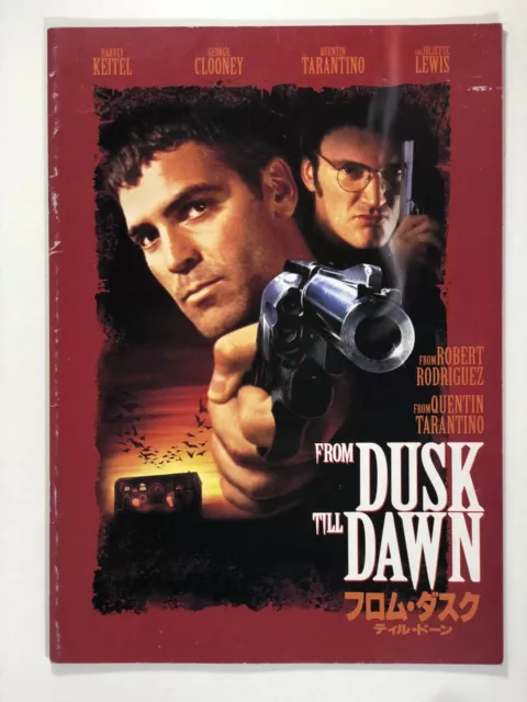 From Dusk Till Dawn | 1996 | George Clooney Original Japanese Movie Book Program