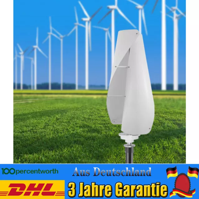 WINDKRAFTANLAGEN WINDGENERATOR VERTIKAL Wind Turbine Windrad 400W 24V windkraftanlagen-windgenerator-vertikal-wind-turbine-windrad-400w-24v