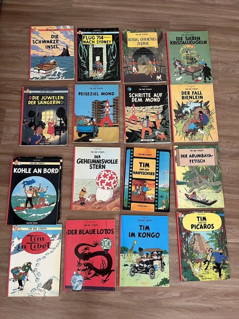 ✪ Tim und Struppi Comics, 17 Hefte, Carlsen Comics | COMIC SAMMLUNG | HERGE