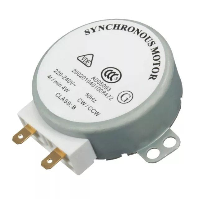 AC 220V-240V 4RPM 4W Synchronous Motor for TYJ50-8A7 Microwave Oven Swivel Tray