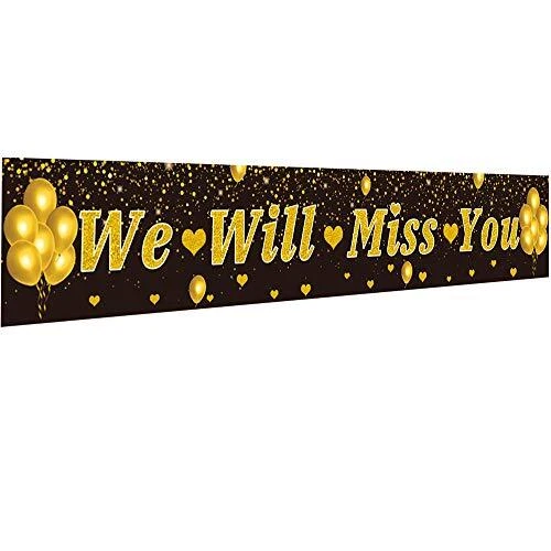 Ushinemi We Will Miss You Banner, Farewell, Going Away, Goodbye, Retirement
