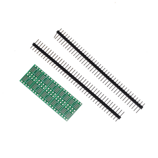 New 10x  SOP8 SO8 SOIC8 TSSOP8 TO DIP8 adapter to DIP + Pin Header A_tu