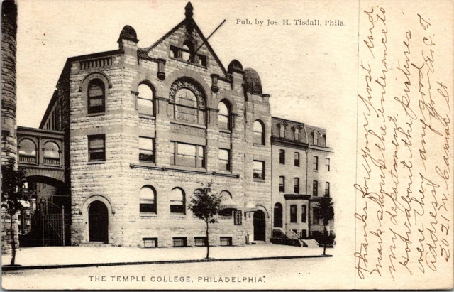 The Temple College Philadelphia Pennsylvania Postcard