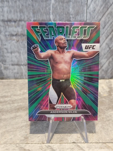 2023 Panini Prizm UFC Anderson Silva Fearless Green Prizm