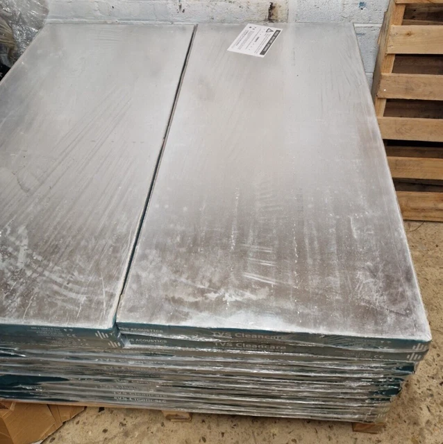 TVS CLEANCARE VINYL Ceiling Tiles 600 x 1200 x 8mm PACK OF 6 £64.99