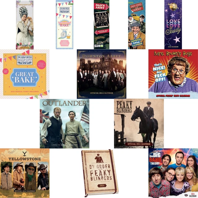 2024 CALENDAR DIARY TV Programmes Official Products £10.99 PicClick UK