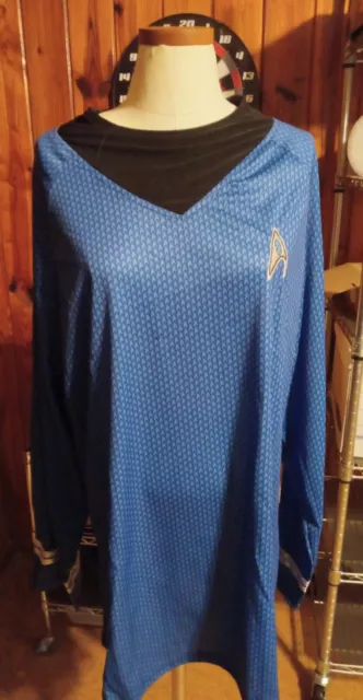 Star Trek Spock Starfleet Uniform Rubies Long Sleeve Shirt L XL Costume Cosplay