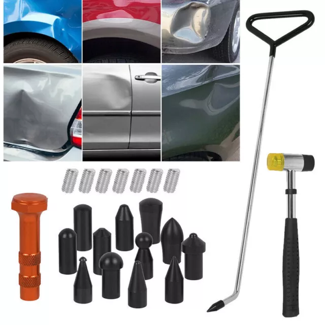 Paintless Dent Repair Rod Kit Auto Dent Removal Tools Car Dent Pullout PDR Tools