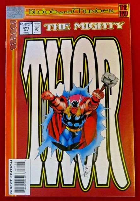 The Mighty Thor #271 Blood & Thunder The End, Marvel Comic Book