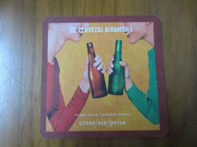 Posavasos Cerveza Alhambra