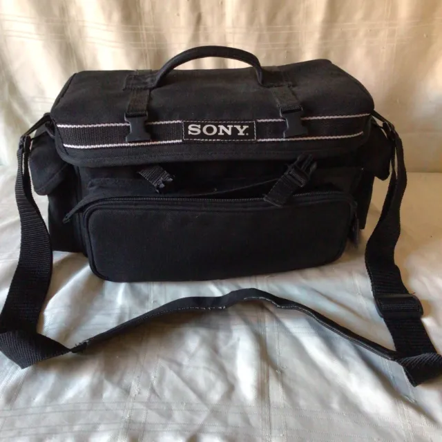 Sony Vintage Camera Camcorder Carry Case Shoulder Bag DSLR 29 x 14x 15cm