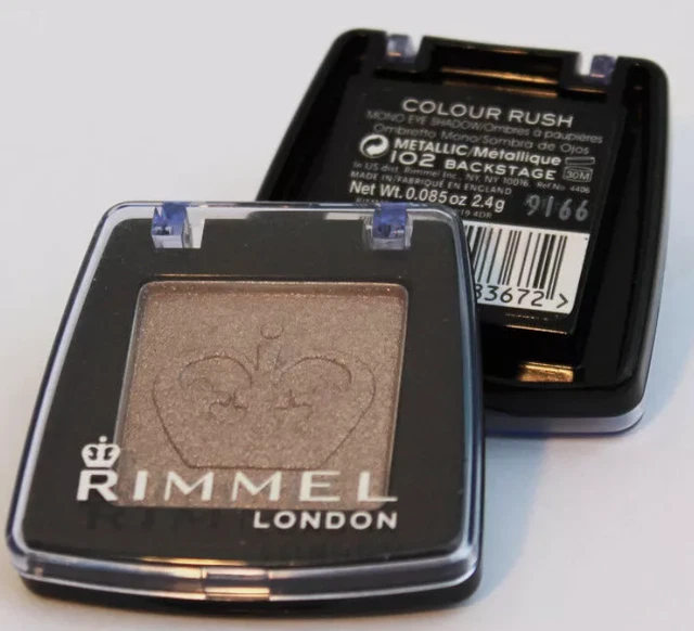 Rimmel London Colour Rush Mono Lidschatten – Mondstein, 2,5 G, Metallischer Finish Mit Langer Haltbarkeit