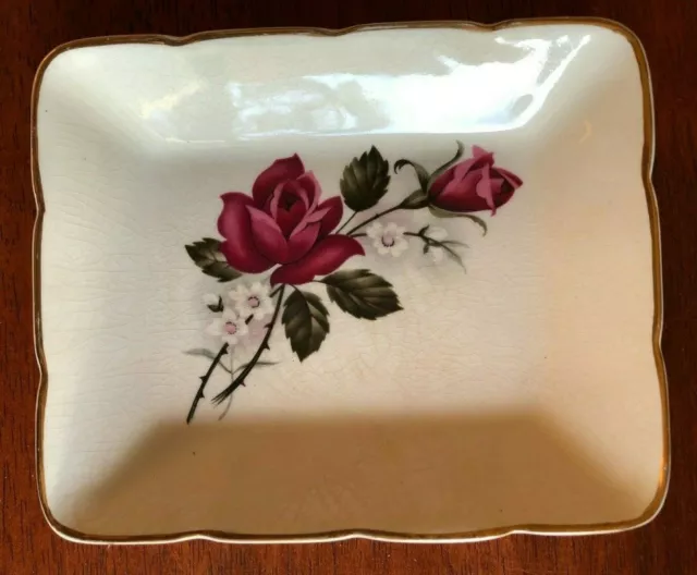 Vintage Small Butter Trinket Plate Dish – Sandland Ware Hanley England