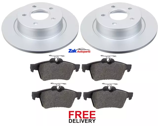 For Ford Transit Connect 1.8 & 1.8 Di Tdci 2002-2013 Rear Brake Discs & Pads Set