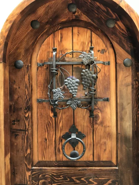 Rustic reclaimed solid ALDER door window U choose dimension storybook winery 2