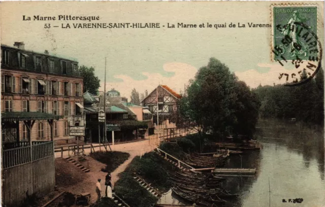 CPA La Varenne-Saint-Hilaire - La Marne et le quai de La Varenne (259926)