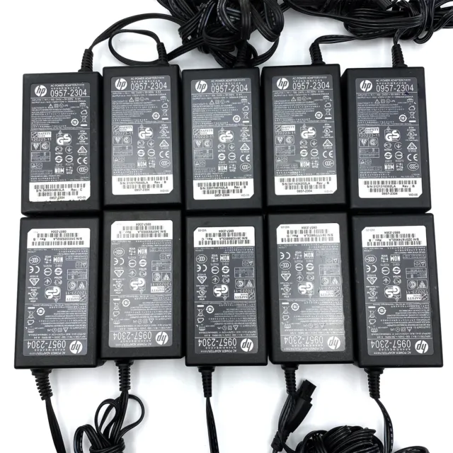 Lot of 50 HP AC Adapter for Photosmart 7520 7525 Officejet 6600 6700 w/ Cord