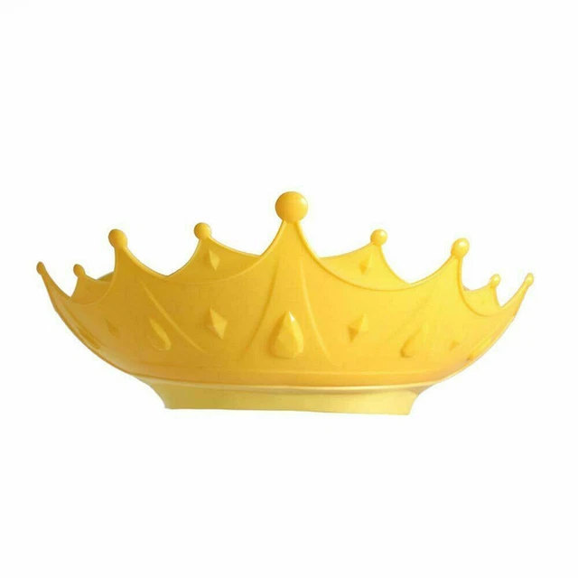 Baby Shower Cap Adjustable Shampoo Hat Crown Shape Wash Hair Shield Hat for Baby