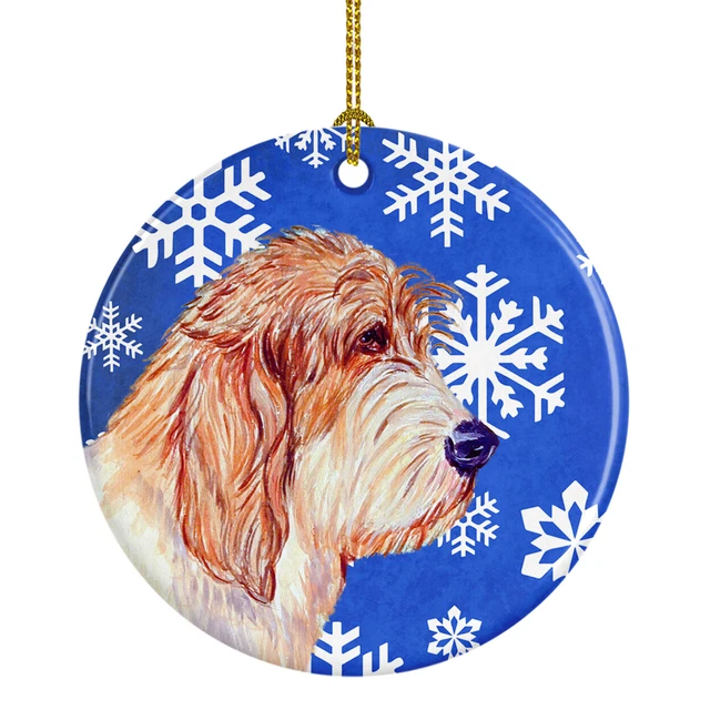 Carolines Treasures Lh9307-Co1 Petit Basset Griffon Vendeen Winter Snowflakes