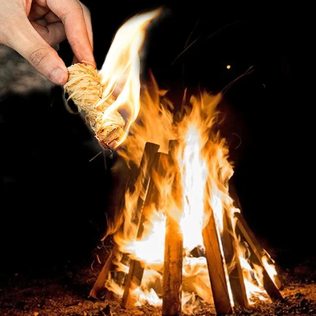 Avviatore a legna inodore carbone di avviamento bastoncini di avviamento a fuoco naturale bastoncini _x