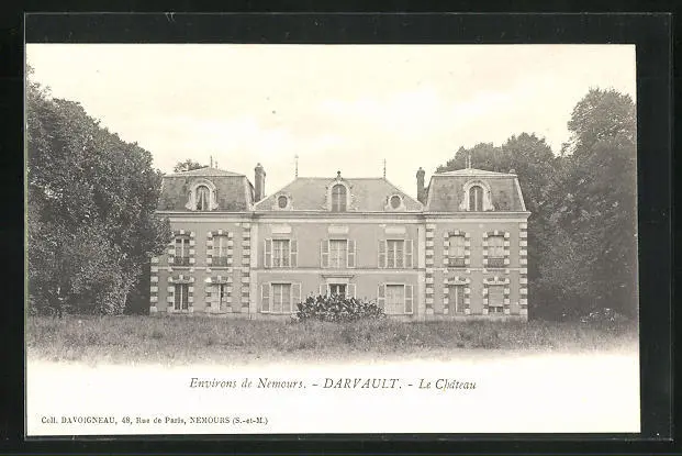 CPA Darvault, Le Chateau