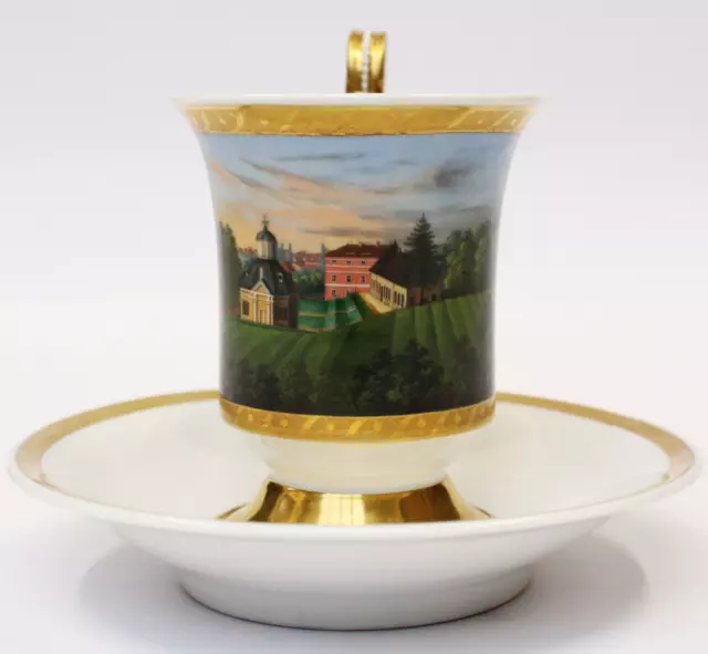 KPM Berlin Porzellan Tasse Ansichtentasse Andenkentasse 1832 - 1844