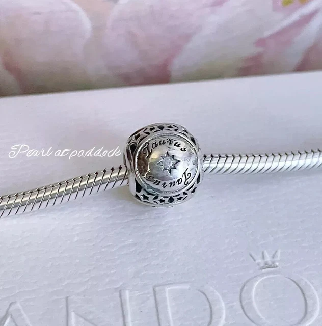 Authentic Pandora Taurus Zodiac Sign Charm Birthday April20- May20 With Gift Box