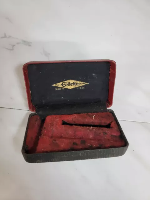 Vintage 1930's Gillette NEW GOODWILL DE Safety Razor  Clean! 7