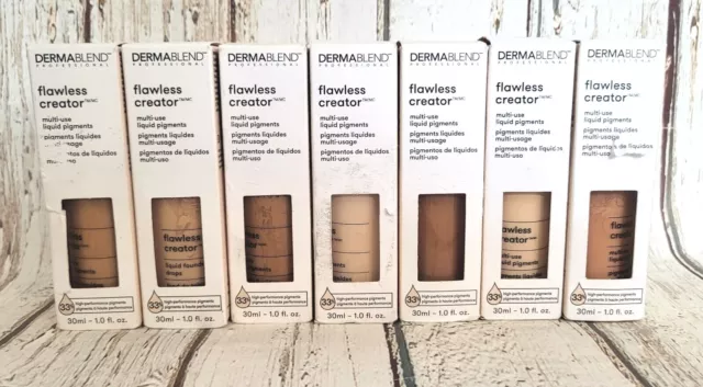 NEW, DERMABLEND Flawless Creator Multi-Use Liquid Pigments, 30ml - CHOOSE SHADE