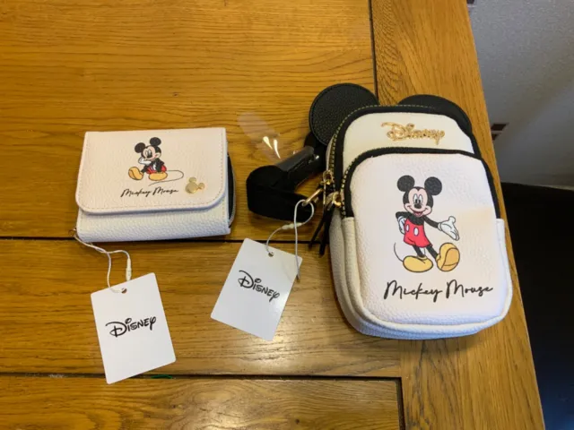 Primark | Bags | Nwt Disney Primark 2pc Mickey Mouse Taupe Weekender Travel  Bag And Coin Purse | Poshmark