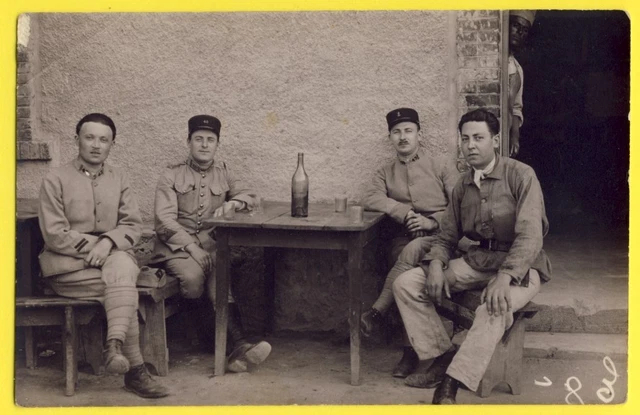cpa France Carte Photo MILITAIRES SOLDATS du 43e Régiment