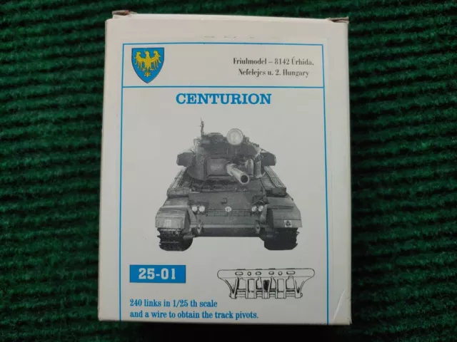 Friulmodel Centurion Track 240 Links and Wires 1/25 #25-01