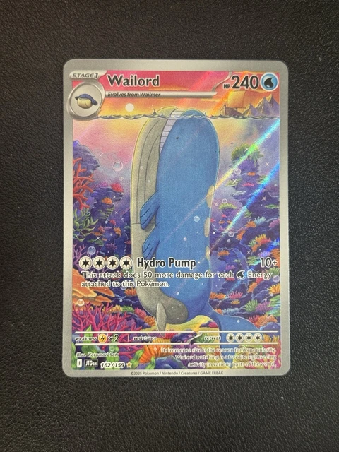 WAILORD - 162/159 - Pokemon Journey Together Illustration Rare NM $25.48 - PicClick CA WAILORD - 162/159 - Pokemon Journey Together Illustration Rare NM $25.48 - PicClick CA