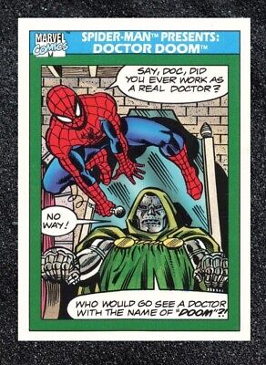 1990 Impel Marvel Universe Series 1 Trading Card Doctor Doom #150