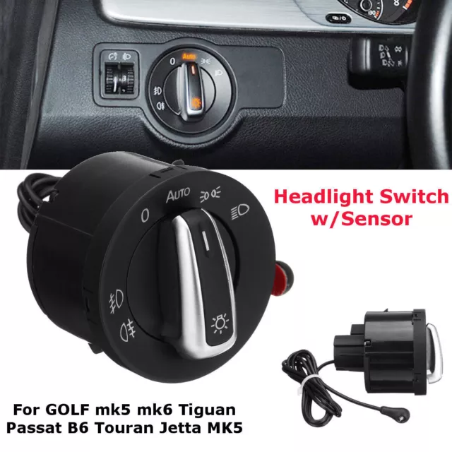 Auto Scheinwerferschalter Lichtsensor 5ND941431B Für VW Golf MK6 5 Jetta  Tiguan