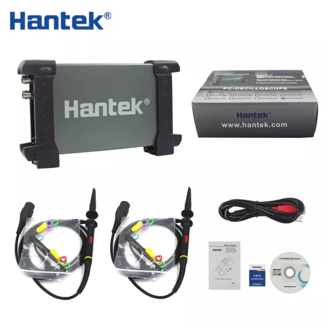 Hantek 6022BE USB Oscilloscope 20MHz Bandwidth 2 Channels 48MSa/s