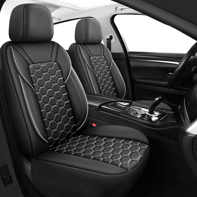 All Black Front Seat Covers For Mercedes C/E/S/GLA/GLB/EQC – Airbag Compatible