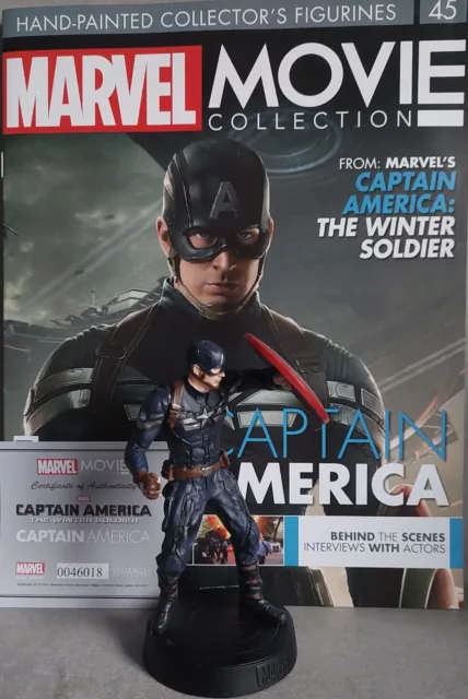 Marvel Movie Collection #45 Captain America (Le Hiver Soldat) Figurine Eaglem