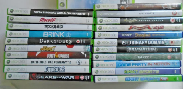 XBOX 360 Games - All Complete with Manuals - Choose from £2.50 - Bundle Job Lot