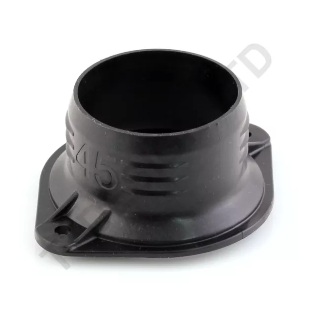 Ø 45mm Flanged Air Outlet / Connector Plastic - ducting, heater, race, rally car