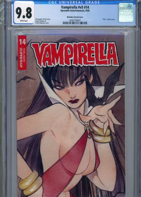 Vampirella v5 #14 Peach Momoko FOC Variant CGC 9.8