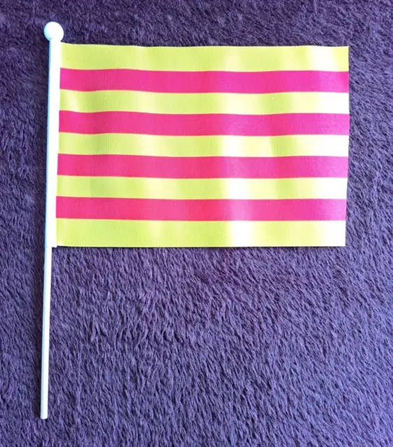 Catalonia Hand Flag - 9" x 6" - LAST FEW
