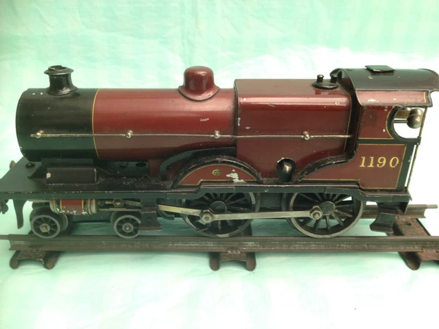 Vintage Bassett Lowke Clockwork No 1190 L.M.S Compound Locomotive O Gauge